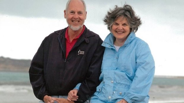 Bruce Ottoway, pictured with his partner Pam Davis, in 2011.