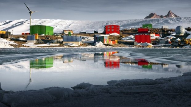 Mawson research station at Horseshoe Harbour.
