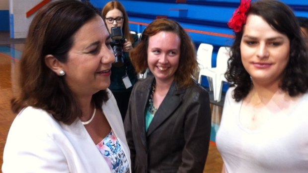 Annastacia Palaszczuk meets locals in Cairns on the first full day of campaigning for the State Election.