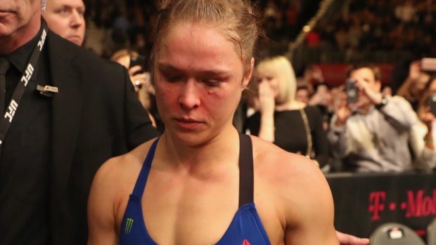 Ronda Rousey says she needs some time to think about her future. 