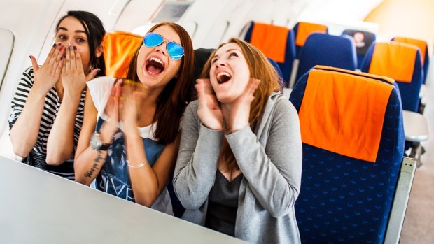 Considerate plane passengers know when to shut up.