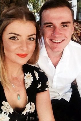 Noosa woman Madison Rice, pictured with boyfriend Joe Perry, died after being hit by a truck in Scotland.
