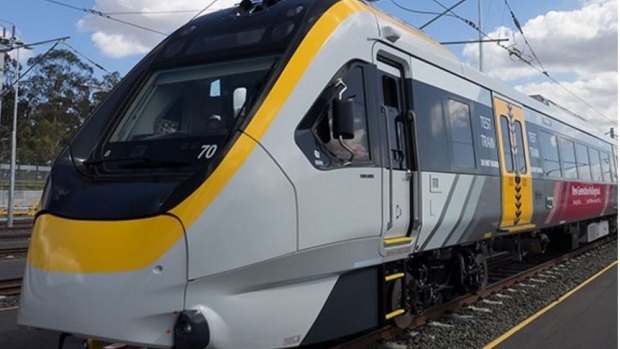 Queensland's new trains began to arrive in Brisbane on February 6, 2016.