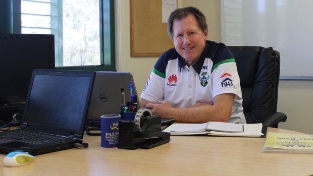 Raiders recruitment manager Peter Mulholland has helped establish under 13, 14 and 15 Raiders squads. 