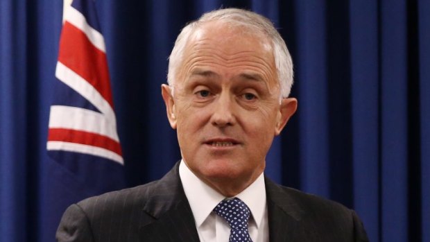 Pro-plebiscite: Prime Minister Malcolm Turnbull.