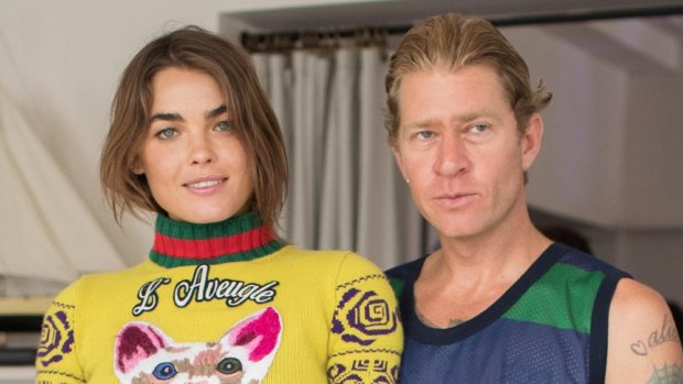 Bambi Northwood-Blythe and her husband Dan Single at this year's Watsons Bay Boutique Hotel's NYD celebrations.
