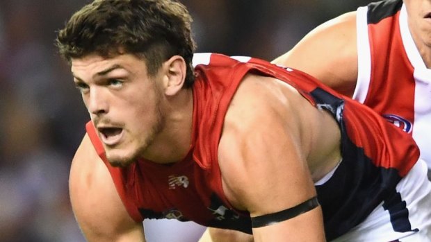 Angus Brayshaw: Back on the training track after another concussion. 