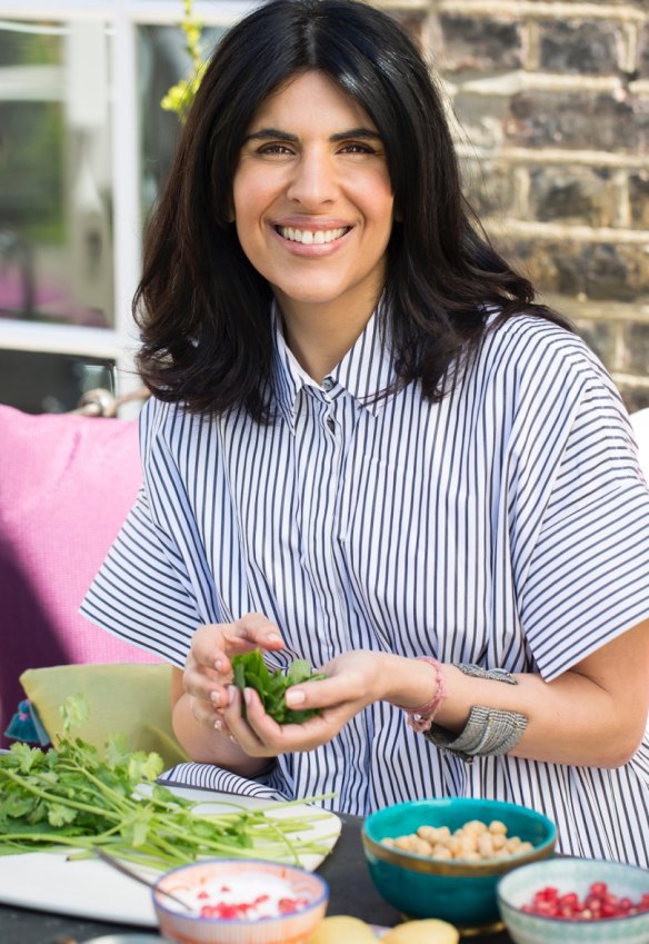 Anjum Anand and her family follow a vegetarian diet at home.