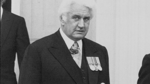 The then governor-general Sir John Kerr.