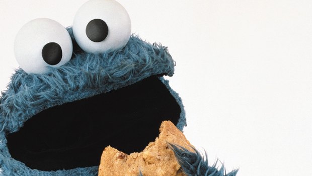 Cookie monster from the children's television show Sesame Street.