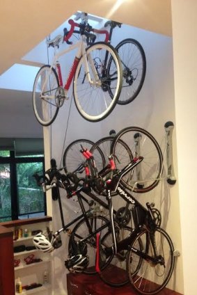 Racked up: there are ways to fit bikes in small spaces.