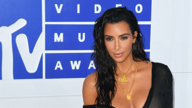Kim Kardashian attends the 2016 MTV Video Music Awards.