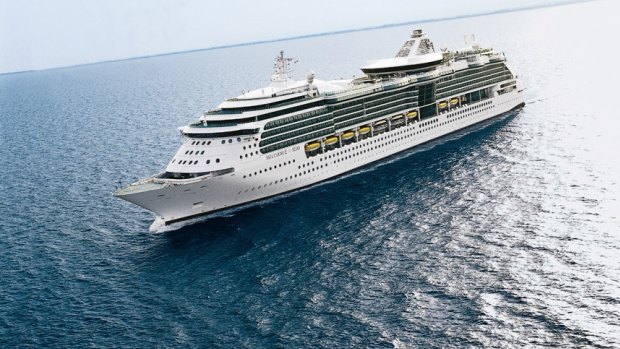 Brilliance of the Seas cruise ship, Royal Caribbean International. 