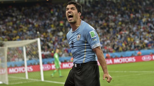 Luis Suarez: destroyed England with two goals.