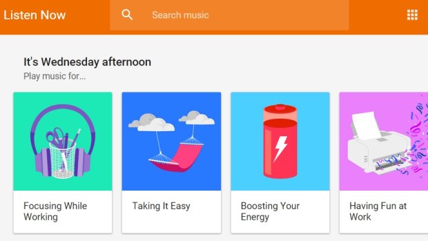 Easy listening: Google Play Music's revamped radio stations make browsing a joy.