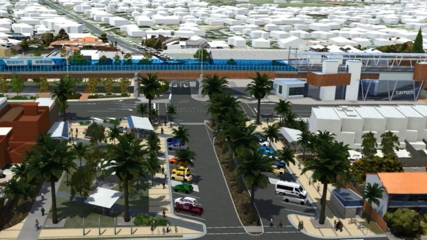 Changes proposed to Carrum Promenade with the addition of a sky rail. 
