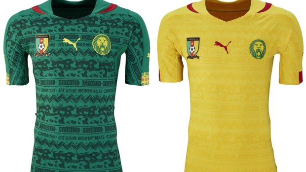 Cameroon players will wear this.