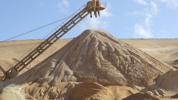 Straddy faces a tough transition from sand mining.