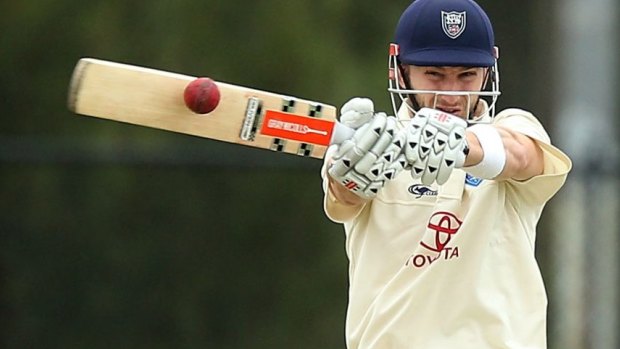 Rescue act: Peter Nevill has posted his highest first-class score.