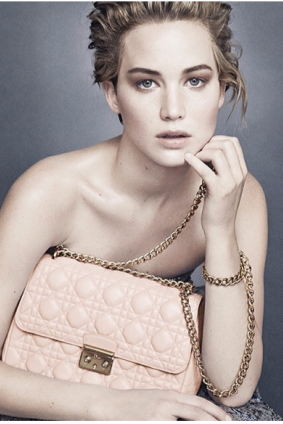 Jennifer Lawrence has had her moles removed by Photoshop, in an ad for Dior