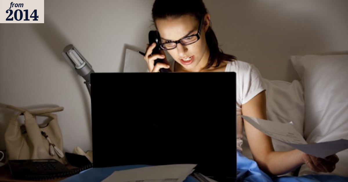 After-hours use of phones, devices is counterproductive, study shows