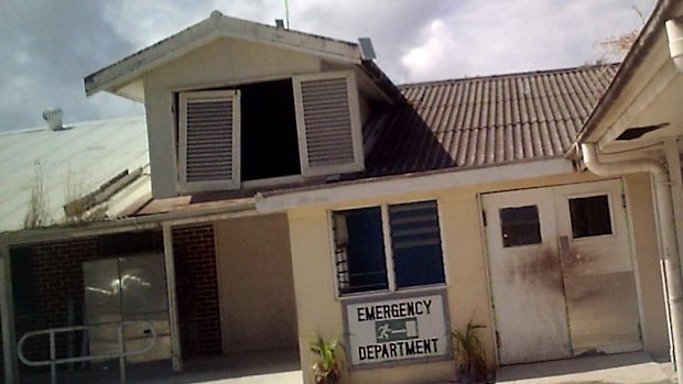 A picture of Nauru hospital supplied by an asylum seeker.