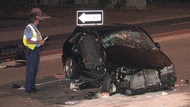 A 22-year-old man critically injured after suspected stolen car crashed into his in Balcatta