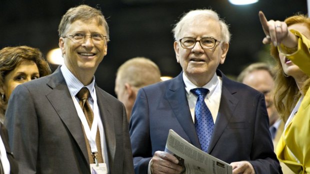 Bill Gates and Warren Buffett in 2012.