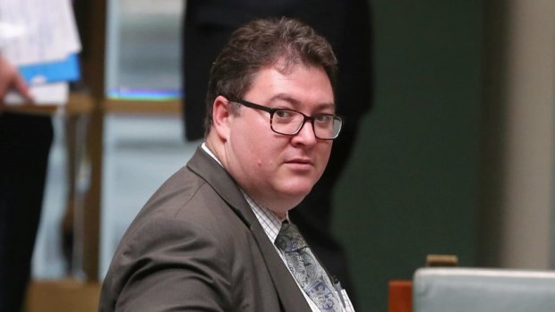 Coalition MP George Christensen joined Bill O'Chee in the 22 pushup challange. 