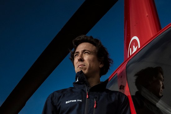 Edward Taylor said the main barrier to becoming a helicopter pilot was the upfront costs of getting a license