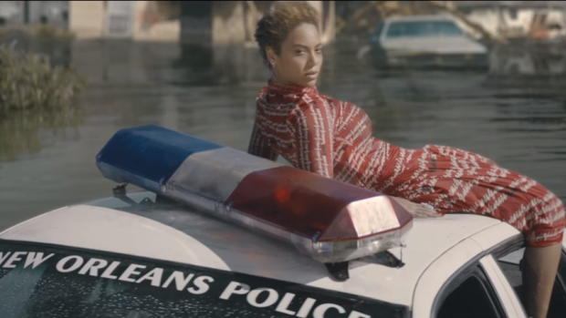 Beyonce depicts Hurrican Katrina-ravaged New Orleans in the Formation clip.