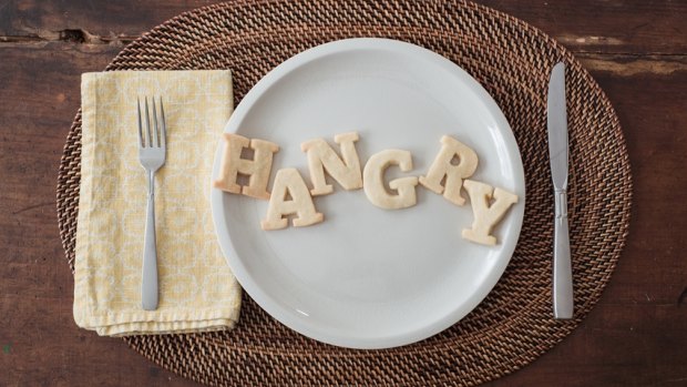 We don't want to wait until we are hangry to eat.