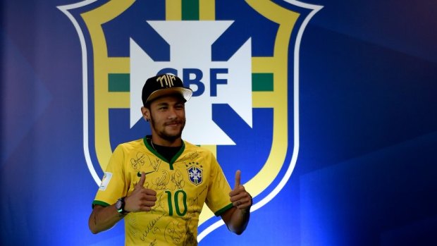 Neymar has returned to Brazil's training camp.