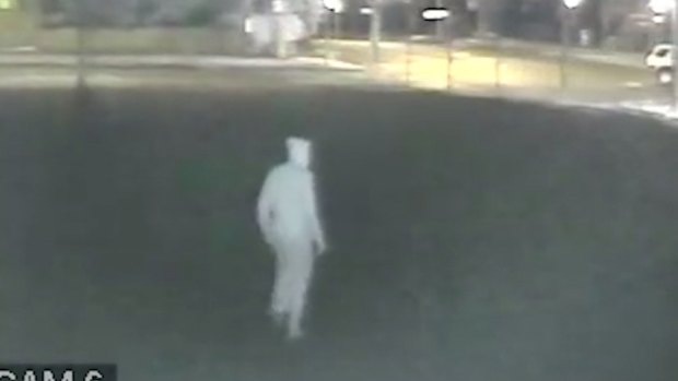 Police wish to speak with this man about two fires at a Toowoomba mosque.