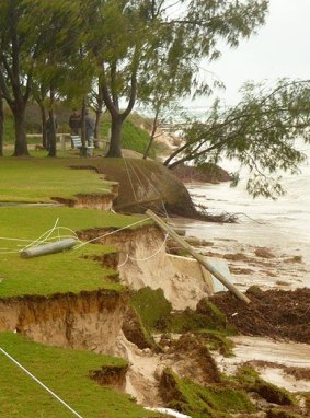 Lancelin will be under threat of erosion by the swell.
