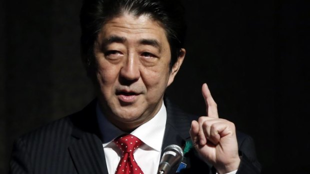 Japanese Prime Minister Shinzo Abe would like to speak to Russian president Vladimir Putin.