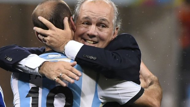 Stepping down: Argentina's coach Alejandro Sabella.