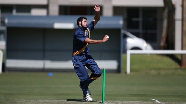 Under-19 ACT/NSW Country fast bowler Joe Slater took 4-31 in his side's five-wicket win against Victoria Country in Adelaide on Wednesday.