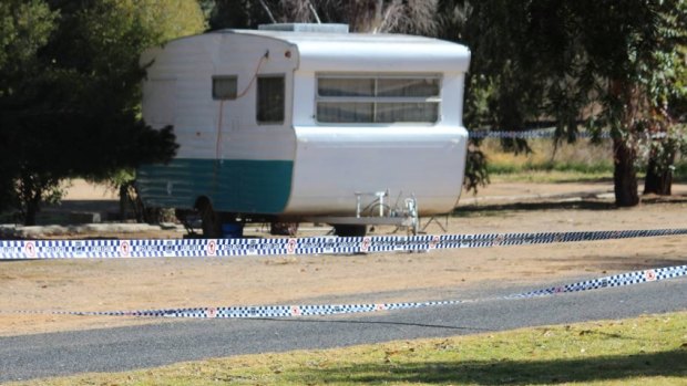 A woman has been found unconscious and with head injuries at the Cowra Holiday Park.
