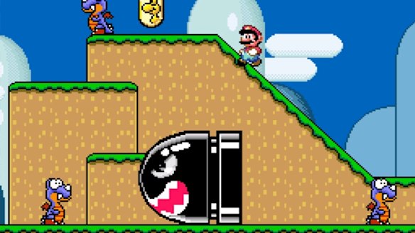 Everything was bigger and better on the Super Nintendo, including Mario's enemies.