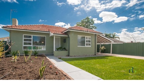 David and Catherine Birnie's former home in Willagee, in Perth's southern suburbs.