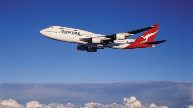Qantas Boeing 747-400.