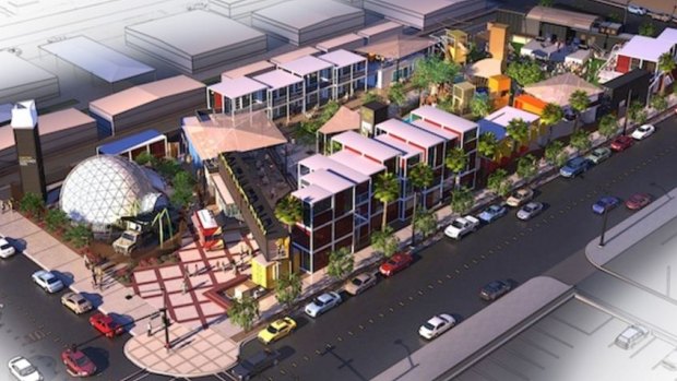 Brisbane's new Eat Street Markets will be based on similar markets in Las Vegas.