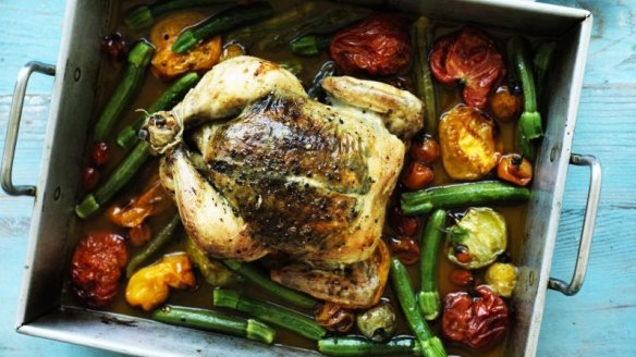 Roast chicken for summer.