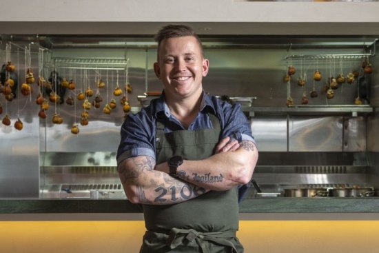 Chef Elijah Holland is fusing coastal Australian ingredients with Mediterranean seafood dishes.