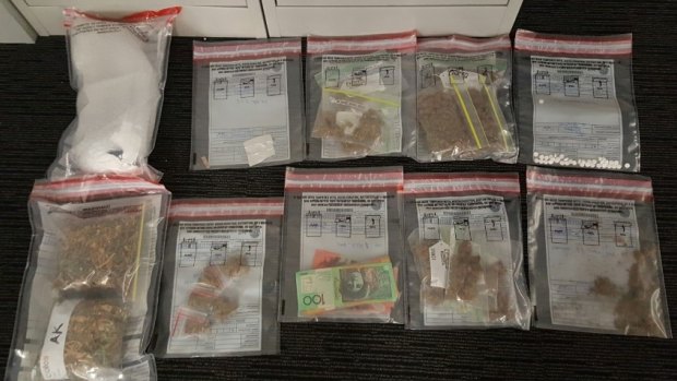 Drugs seized from a home in Baldivis.