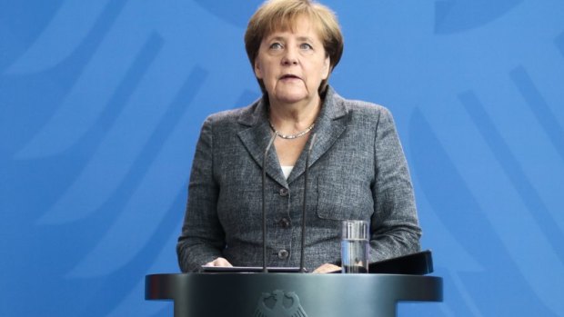 German Chancellor Angela Merkel calls for calm in Turkey.