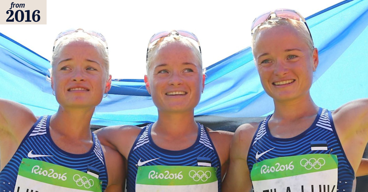 Estonian identical triplets create history at Rio Olympics