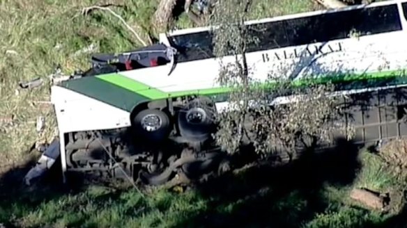 One dead as elderly passengers injured in bus rollover near Avoca