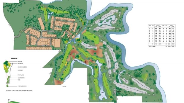 Cannon Links Golf Course plans.